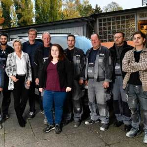 Das Team von Tiedemann (Fotos: Andreas Buck / HWK Dortmund www.andreas-buck.de)